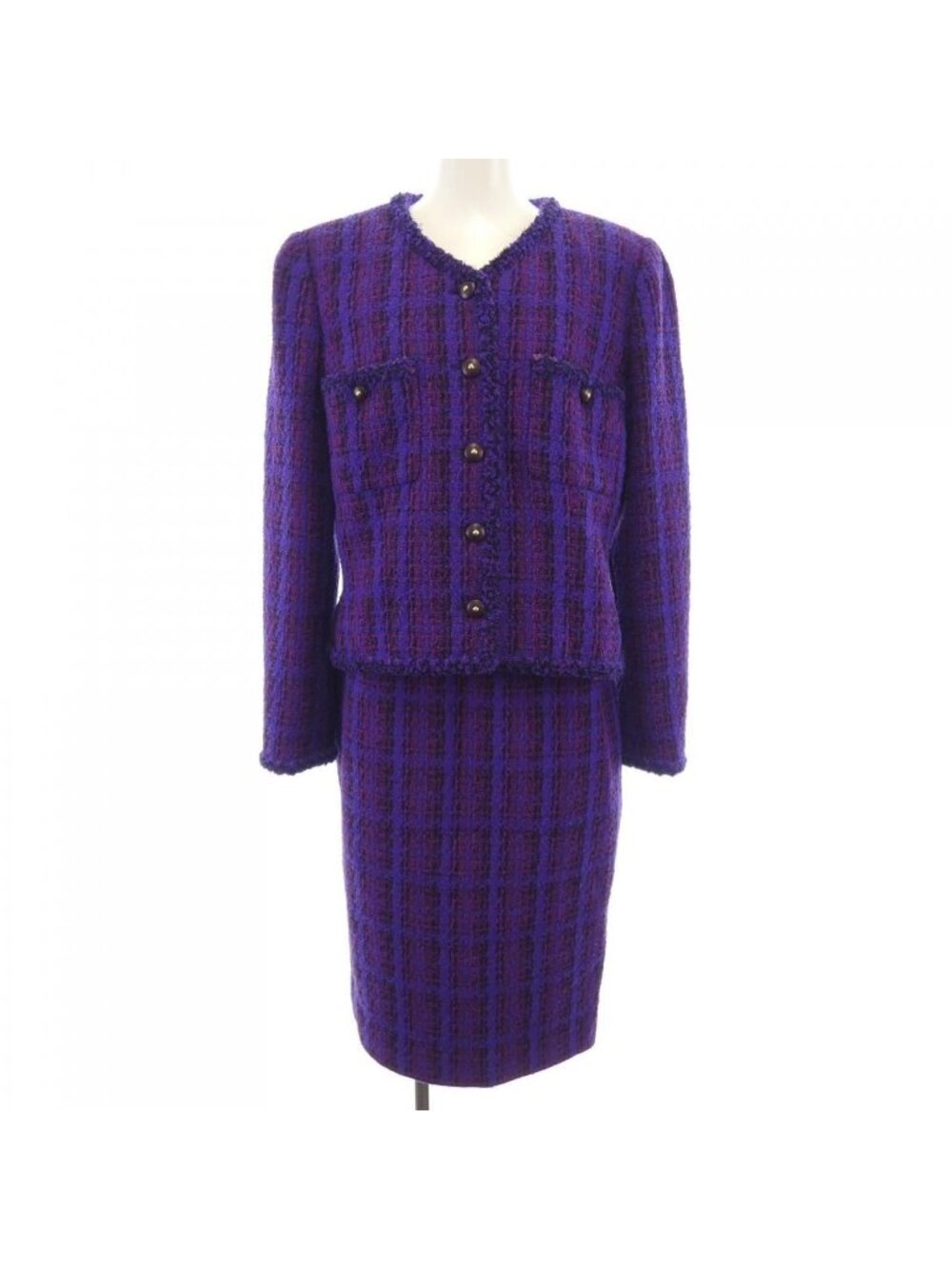 Chanel Vintage Suit Purple